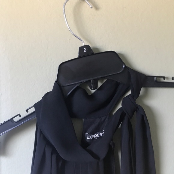 Express Black Women’s Tie neck Sleeveless Dress size 0 - Picture 10 of 10